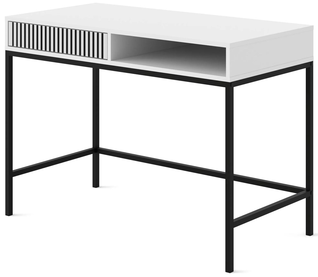 Măsuță consolă F Rowanna (alb + Negru). 1125088