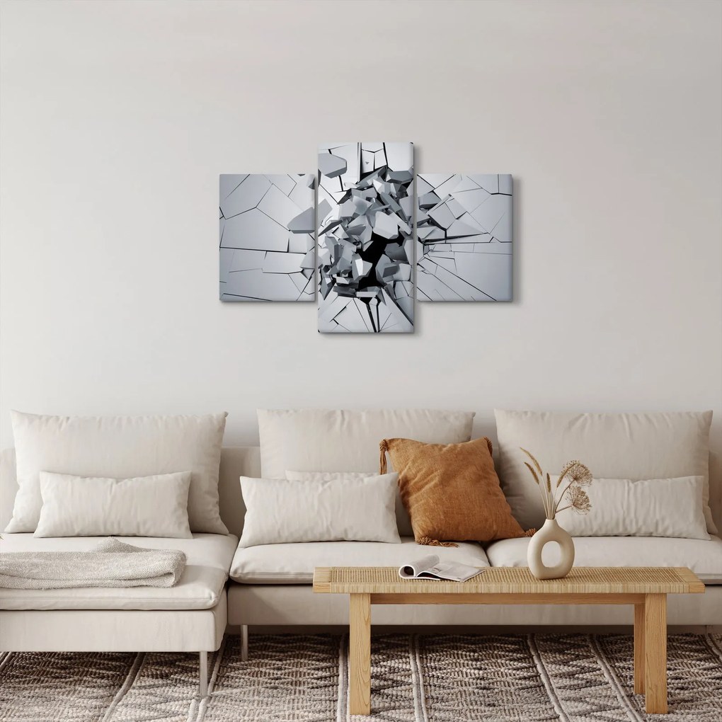 Tablou abstracție 3D (90x60 cm)