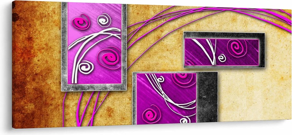 Tablou abstracție (120x50 cm)