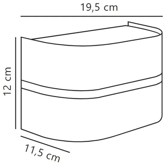 Aplică de exterior Nordlux SIBELIS 1xE27/10W/230V IP44 maro