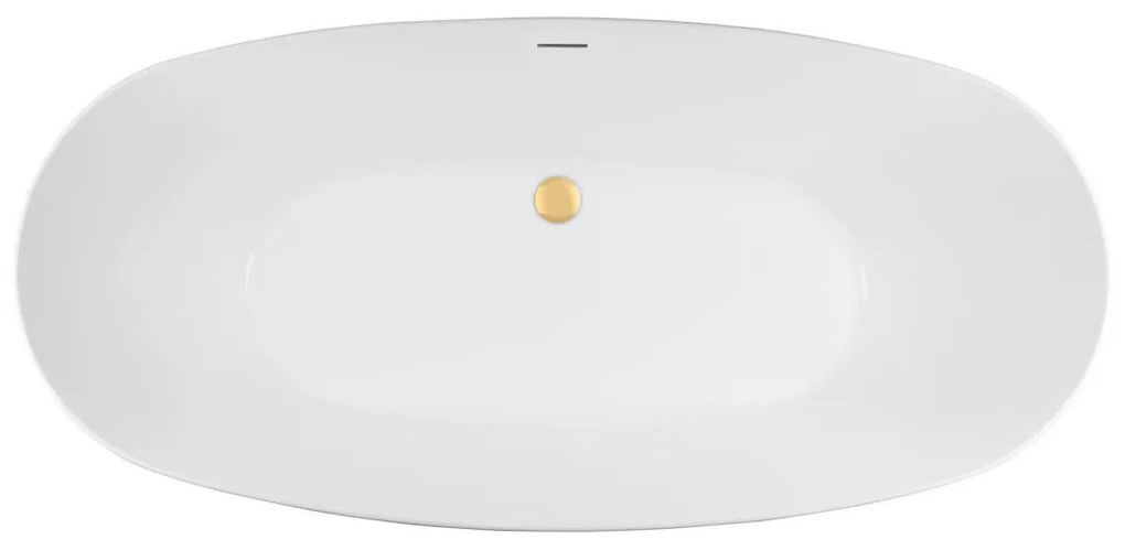 Set cadă freestanding Oltens Ebba 12012000, capac pentru dop chiuvetă Oltens 09002810