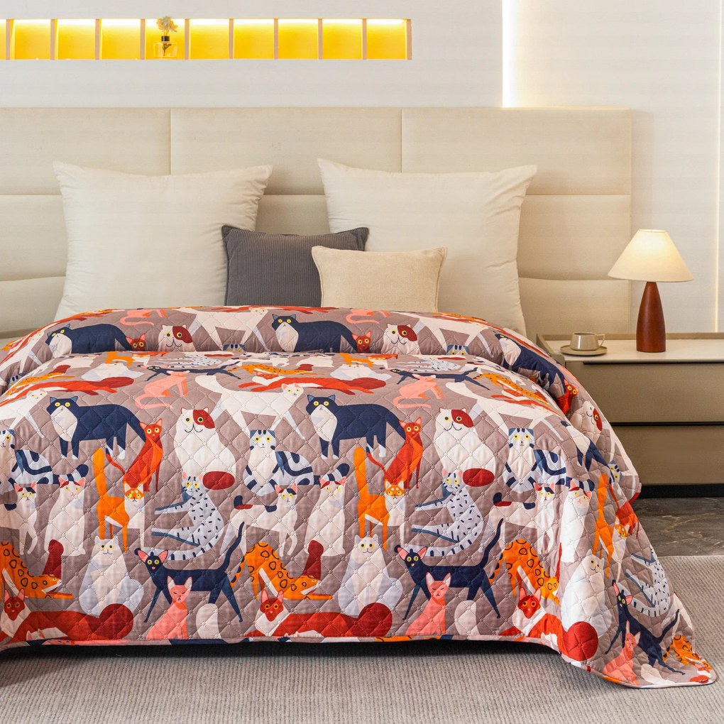 Cuvertura de pat CATMOSPHERE, colorat Dimensiune: 220 x 240 cm