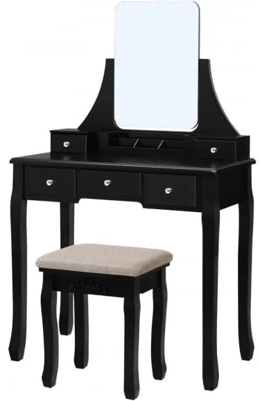 Masa Toaleta Belle Negru , 80 x 40 x 137.5 cm