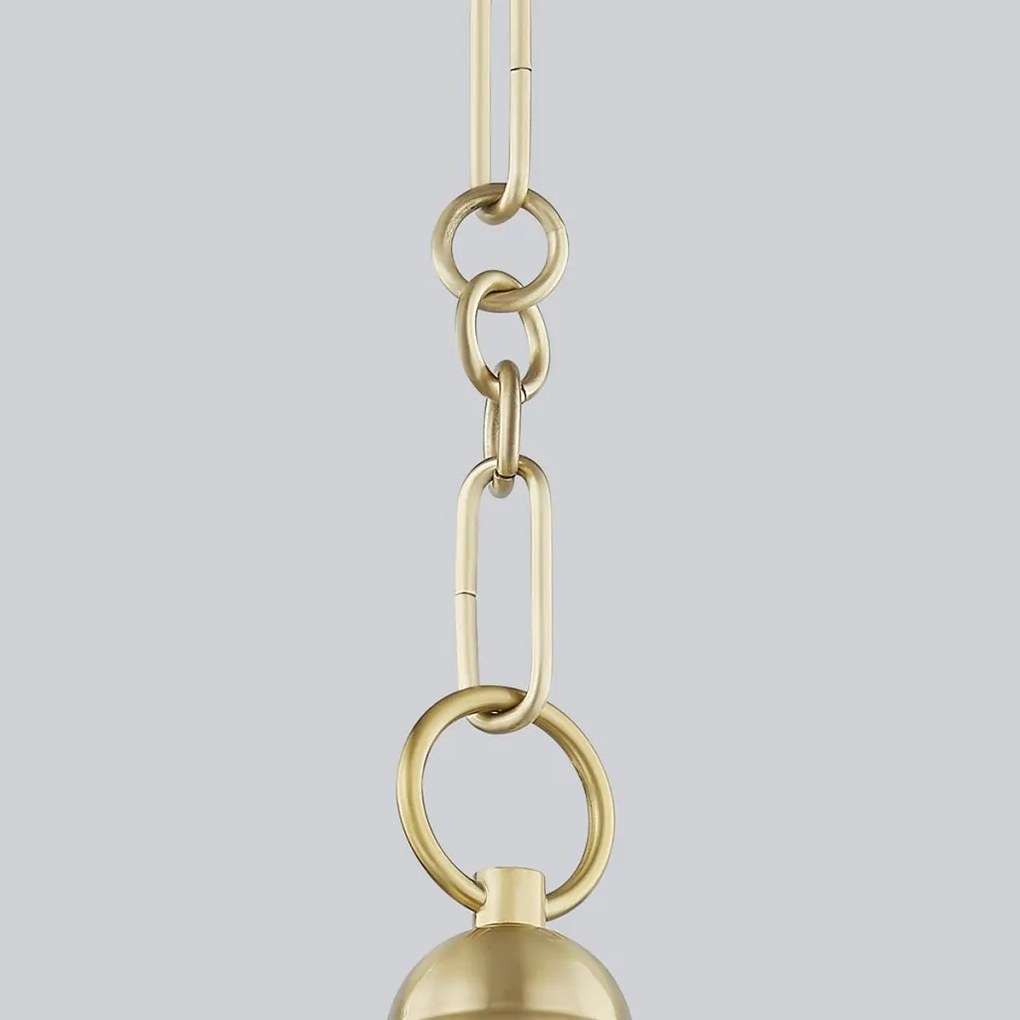 Pendul clasic LUX, Metal, Alama Antic, Soft Blue, FENIMORE