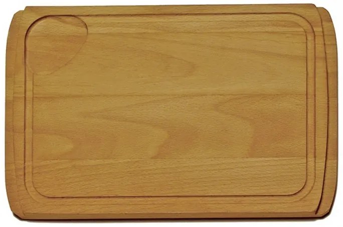 Tocator lemn dreptunghiular pentru chiuveta bucatarie Alveus