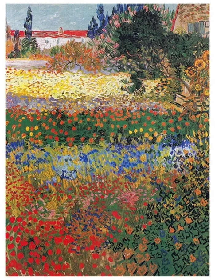 Reproducere tablou Vincent van Gogh - Flower Garden, 60 x 45 cm