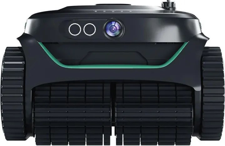 Robot fara fir pentru piscine Wybot C2 Pro Vision, 65 W, 180 min, 200 m², Camera AI, Filtrare dubla, Functii autonome, Negru