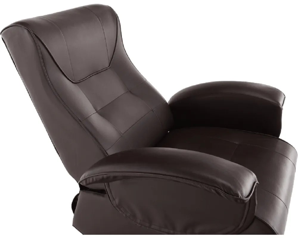 Fotoliu relaxant, piele eco maro , ROMELO C3
