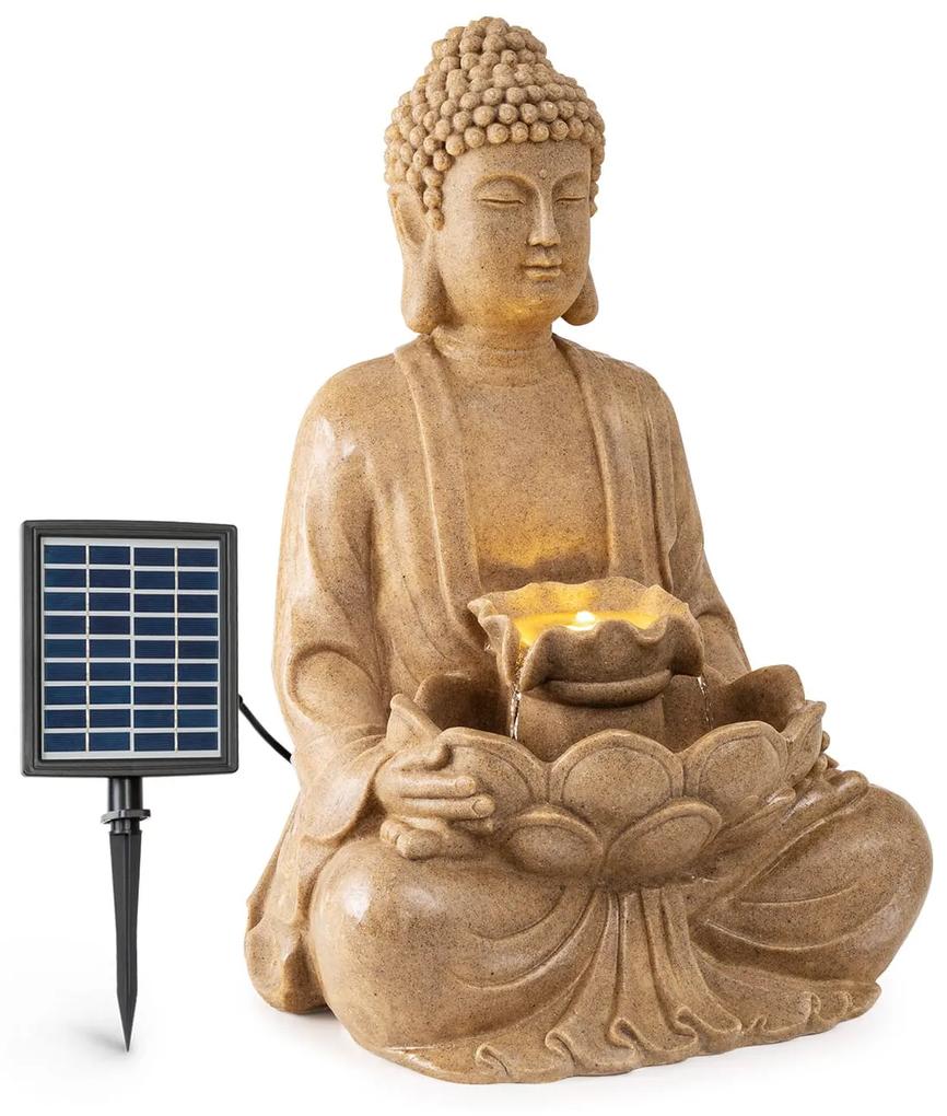 Dharma, fântână solară, LED, 48 x 72 x 41 cm (L x Î x l), poliresină