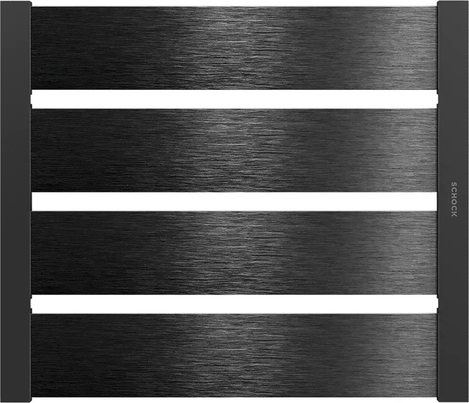 Suport scurgator Schock inox negru 392 x 336 x 12 mm