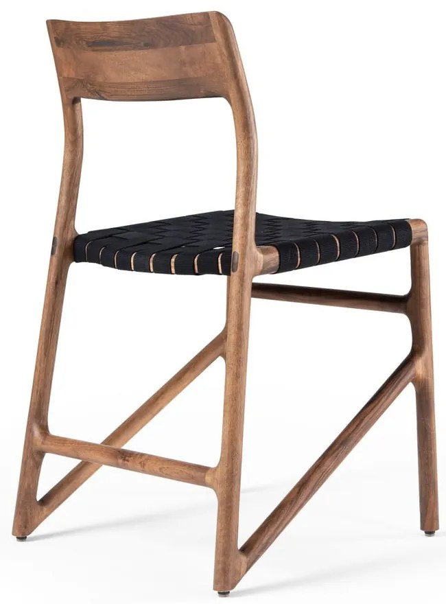 Scaun de dining negru/maro Fawn – Gazzda