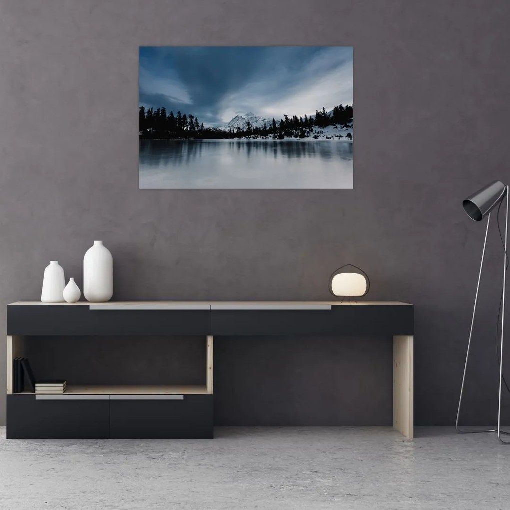Tablou - Pe laacul înghețat (90x60 cm)