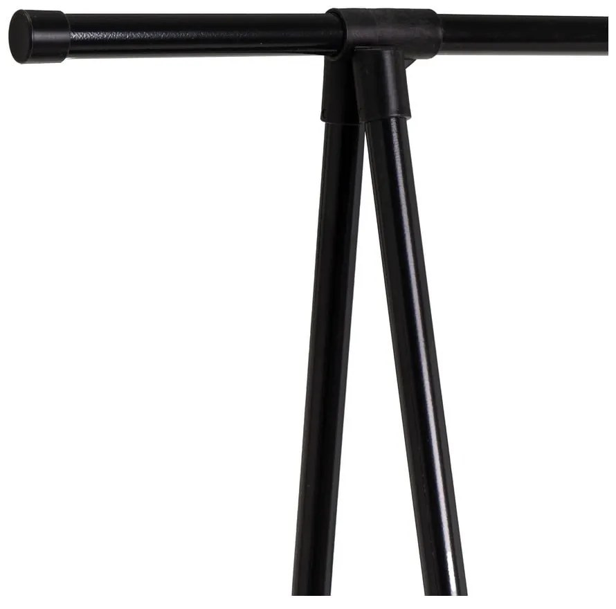 Suport pentru haine negru cu roți din metal 84x43x156 cm – Casa Selección