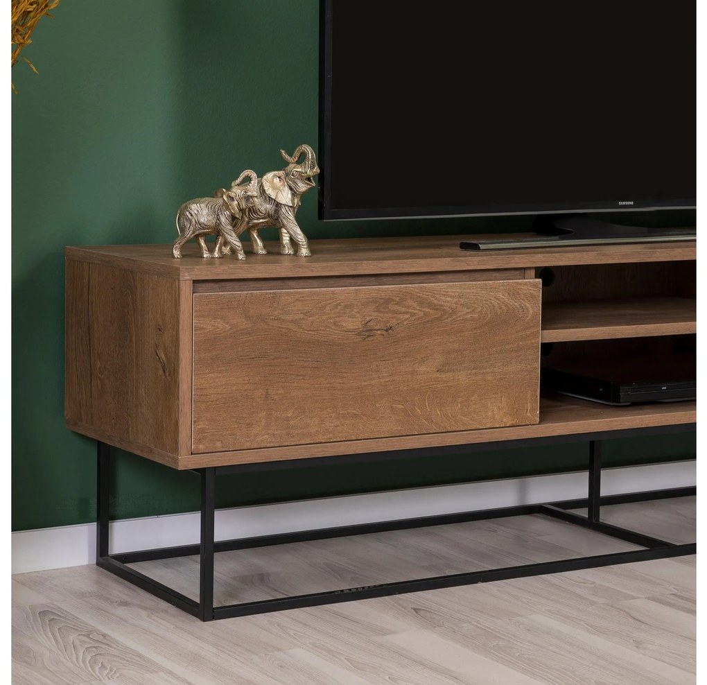 Set mobilier living Laxi 10 (nuc + negru). 1107122