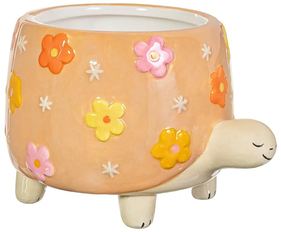 Ghiveci din piatră pictat manual ø 9 cm Tortoise – Sass &amp; Belle