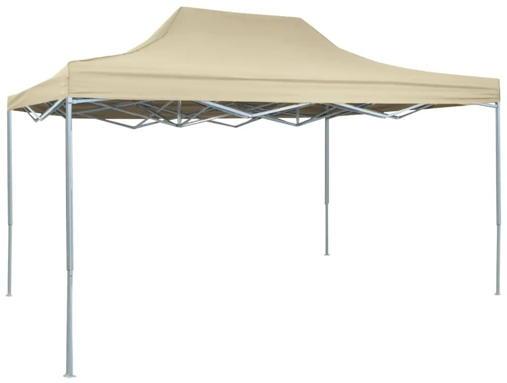 vidaXL Cort de petrecere pliabil profesional, crem, 3 x 4 m, oțel