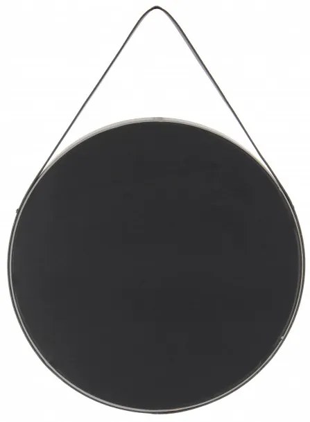 Oglinda rotunda cu rama din MDF gri Ultima, 3,5-7,5cm (L / D) x 49,5cm (W) x 49,5cm (H)
