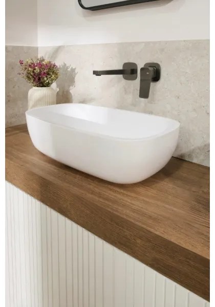 KFA Armatura 4529-810-61 - Baterie pentru lavoar MALAGA, montaj încastrat, gri metalizat