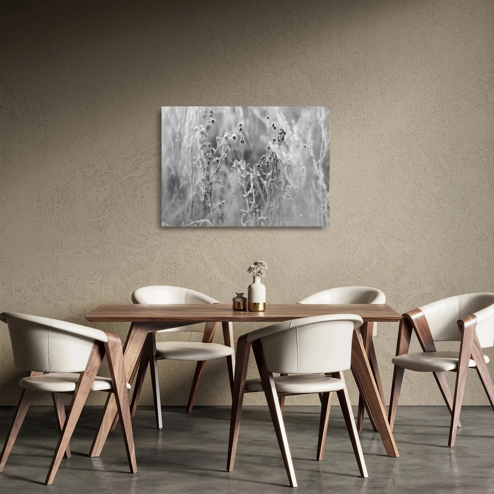 Tablou pe sticlă - Pajiște sălbatică (70x50 cm)