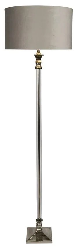 Lampadar/Lampa de podea design lux elegant Belle crom/gri