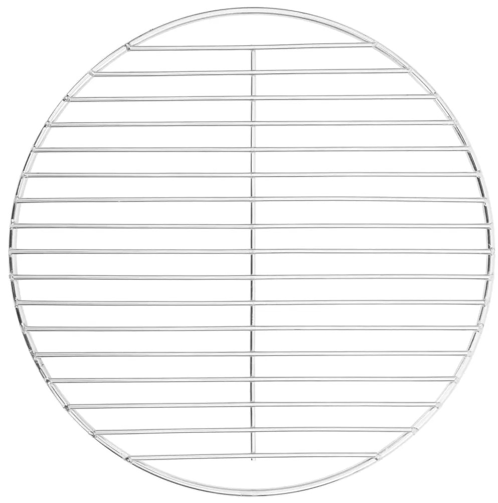 vidaXL Grill pentru grătar rotund, Ø34,5 cm, oțel inoxidabil 304