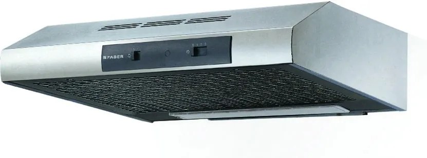 Hota traditionala Faber 741 BASE  X A60 FB EXP, 60 cm, 295 m3/h, 69 dB, filtru sintetic, Iluminare LED, control slide, 3 trepte, Inox