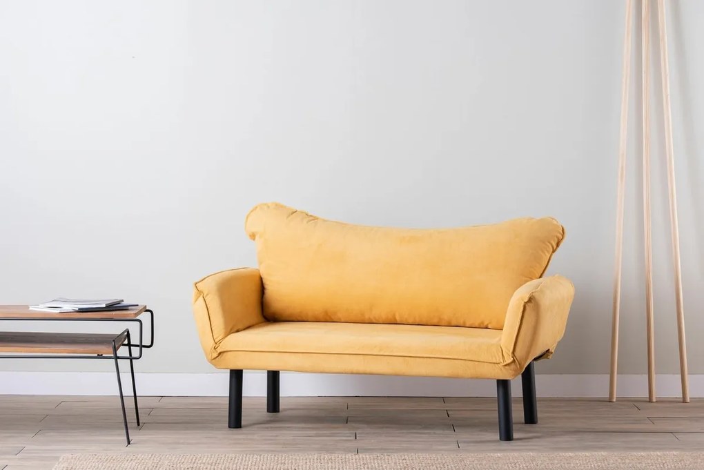 Canapea extensibilă Chatto Mustard