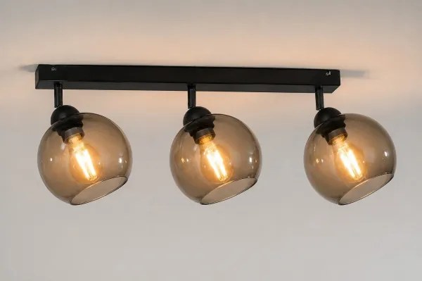 Spot UNO 3xE27/60W/230V negru