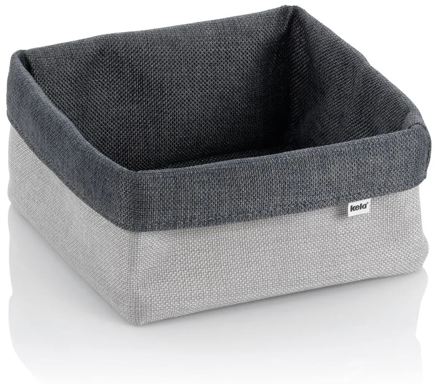 Organizator de baie Kela Palma Rock, 19 x 19 cm, gri
