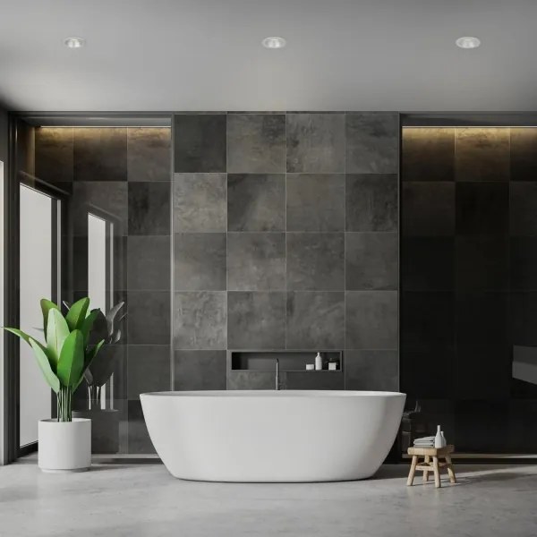 SET 3x corp de iluminat LED încastrat pentru baie Briloner 7041-034 LED/4,9W/230V argintiu