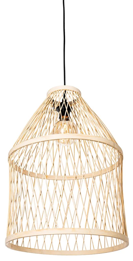 Lampă suspendată inteligentă pentru exterior din ratan cu 3 lumini inclusiv LED - Calamus