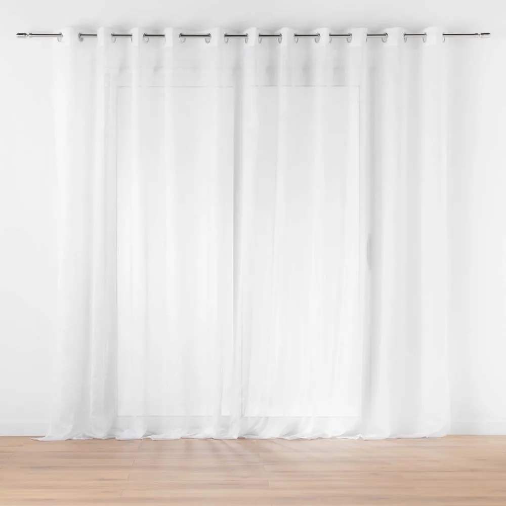 Perdea albă din voal 400x240 cm Lissea – douceur d'intérieur