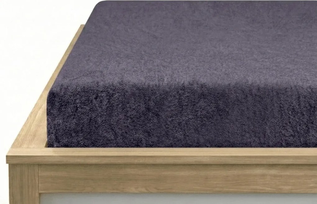 Cearsaf Frote EXCLUSIVE albastru-gri 160x200 cm