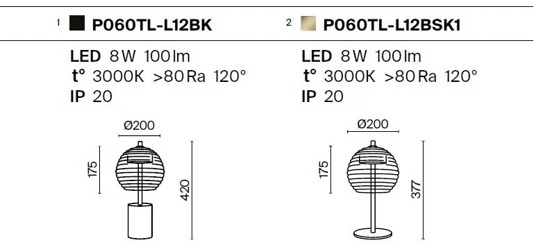 Veioza LED design modern decorativ Mystic