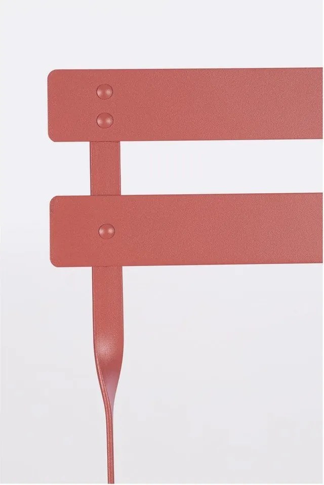 Set de dining pentru grădină teracotă din oțel pentru 2 persoane Austin – Bizzotto