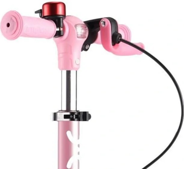 Trotineta copii cu roti luminoase din silicon NOVOKIDS™ Toy Cube , cu melodii si lumini, 3 roti,pliabila, maner reglabil pe inaltime,maxim 50 kg,