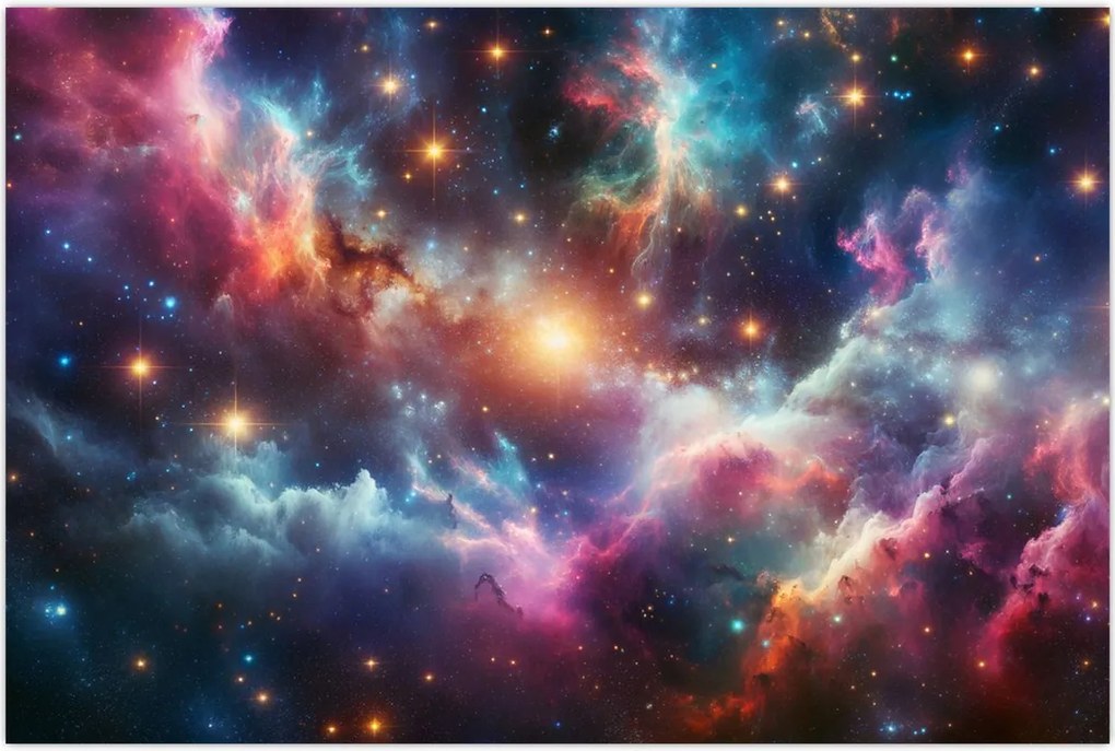 Tablou - Univers întunecat (90x60 cm)