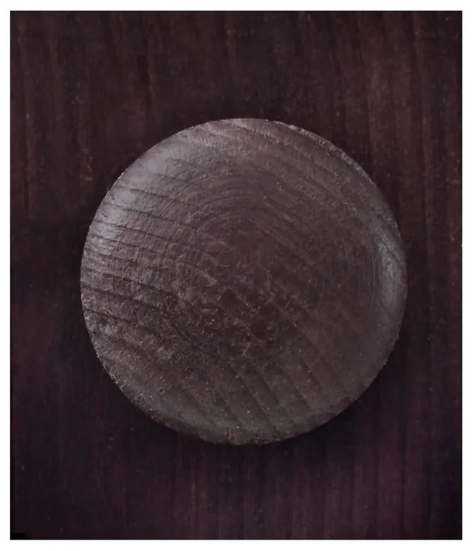 Vitrină maro închis din lemn de pin 180x35 cm Lisa – Støraa