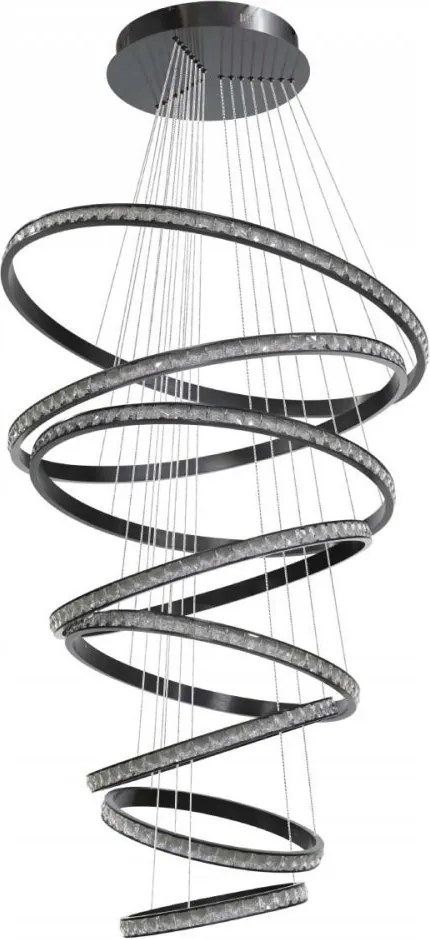Lustra LED casa scarii design circular AZALEA 3-STEP DIMM