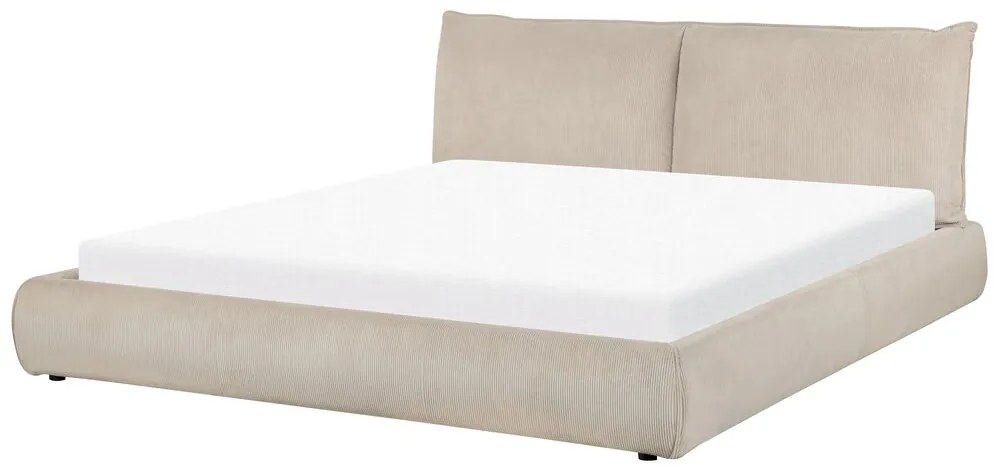 Pat matrimonial 180 cm Vetiver (gri bej) (cu somieră). 1076468