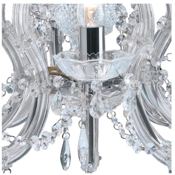 Searchlight - Lustră de cristal pe lanț MARIE 8xE14/40W/230V