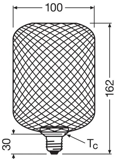 Bec LED Osram DECOR FLAT E27/3,5W/230V 2700K negru