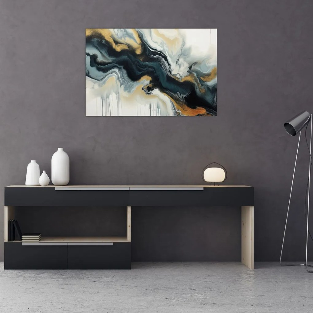 Tablou - Desen marmorat (90x60 cm)