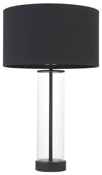 Endon 100440 - Lampă de masă cu dimmer LESSINA 1xE27/10W/230V neagră