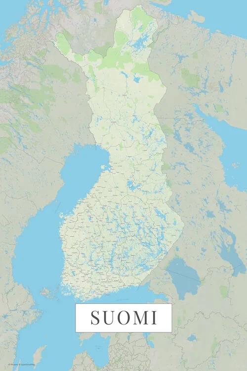 Harta Finland color