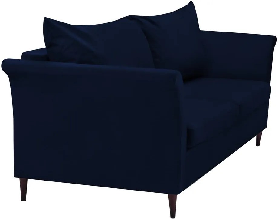 Canapea extensibilă cu spațiu pentru depozitare Mazzini Sofas Pivoine, albastru