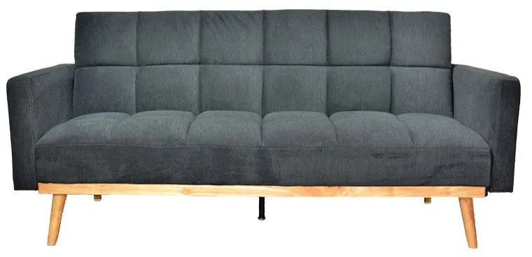 Canapea extensibila 214x84x84 cm Dallas Dark Grey