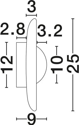 Aplica de perete LED decorativa CERIO