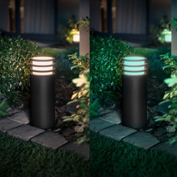Philips - Lampă LED RGB reglabilă de exterior Hue LUCCA 1xE27/8,1W/230V IP44