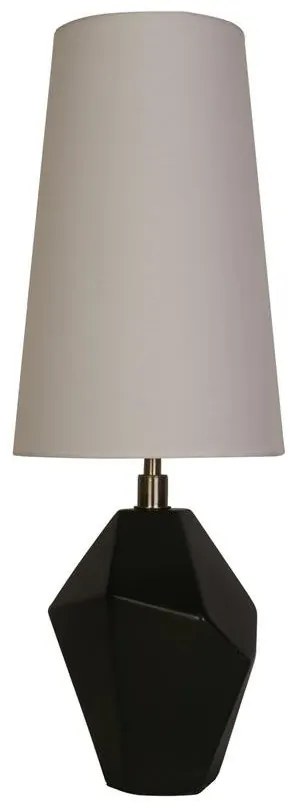 Veioza/Lampa de masa decorativa Apex negru/alb